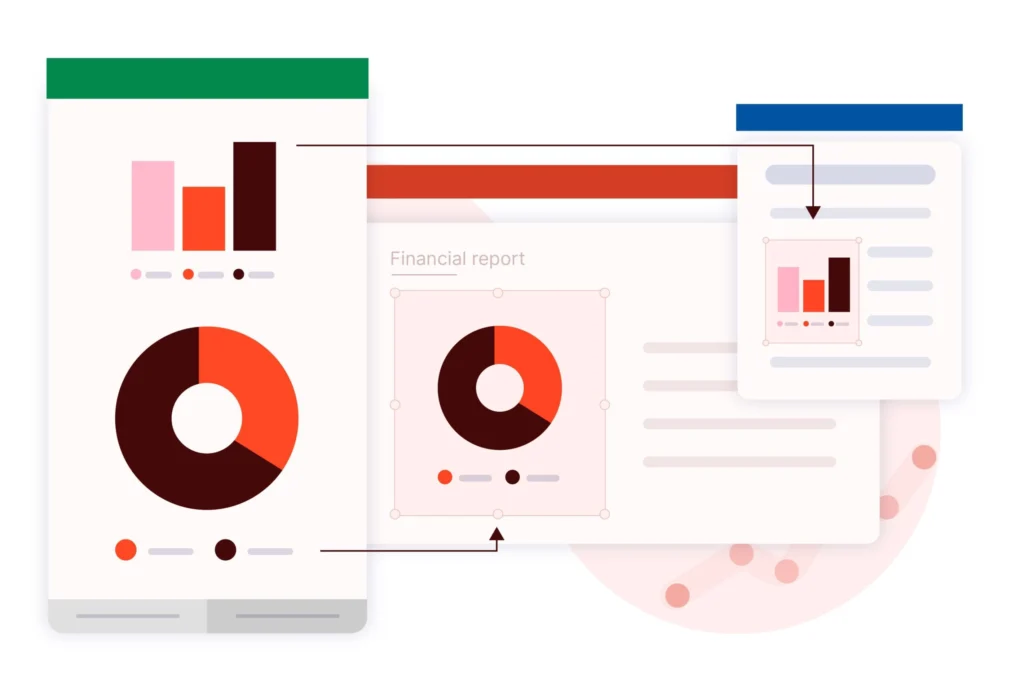 Reporting automation. Link Excel to PowerPoint.