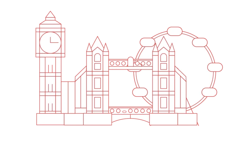 A diagram of UpSlide's London office