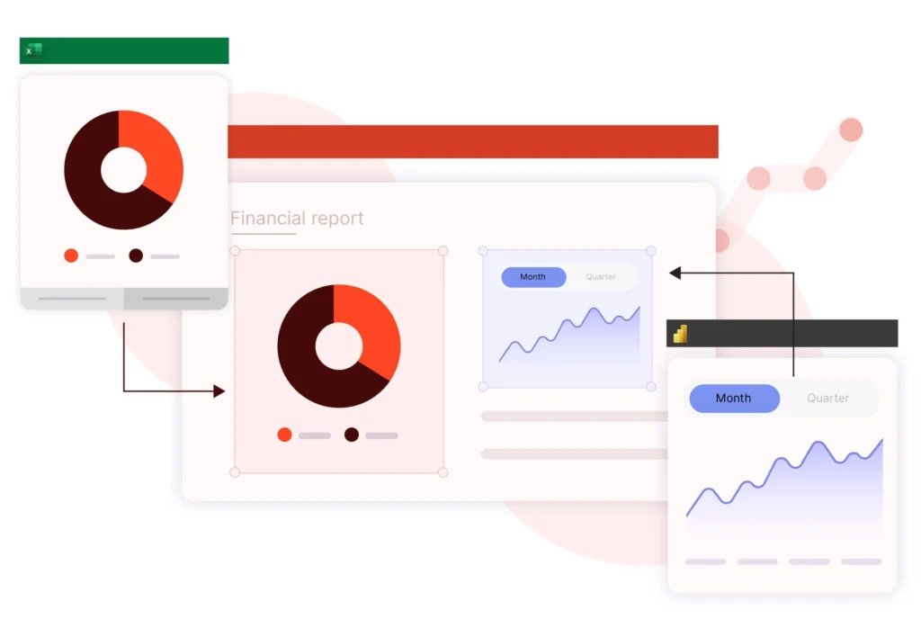 automated reporting in finance link Excel to PowerPoint