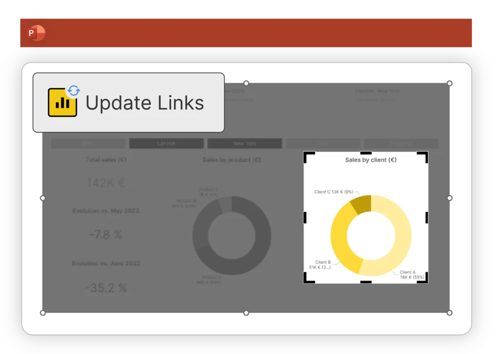 Crop visuals imported from Power BI to PowerPoint