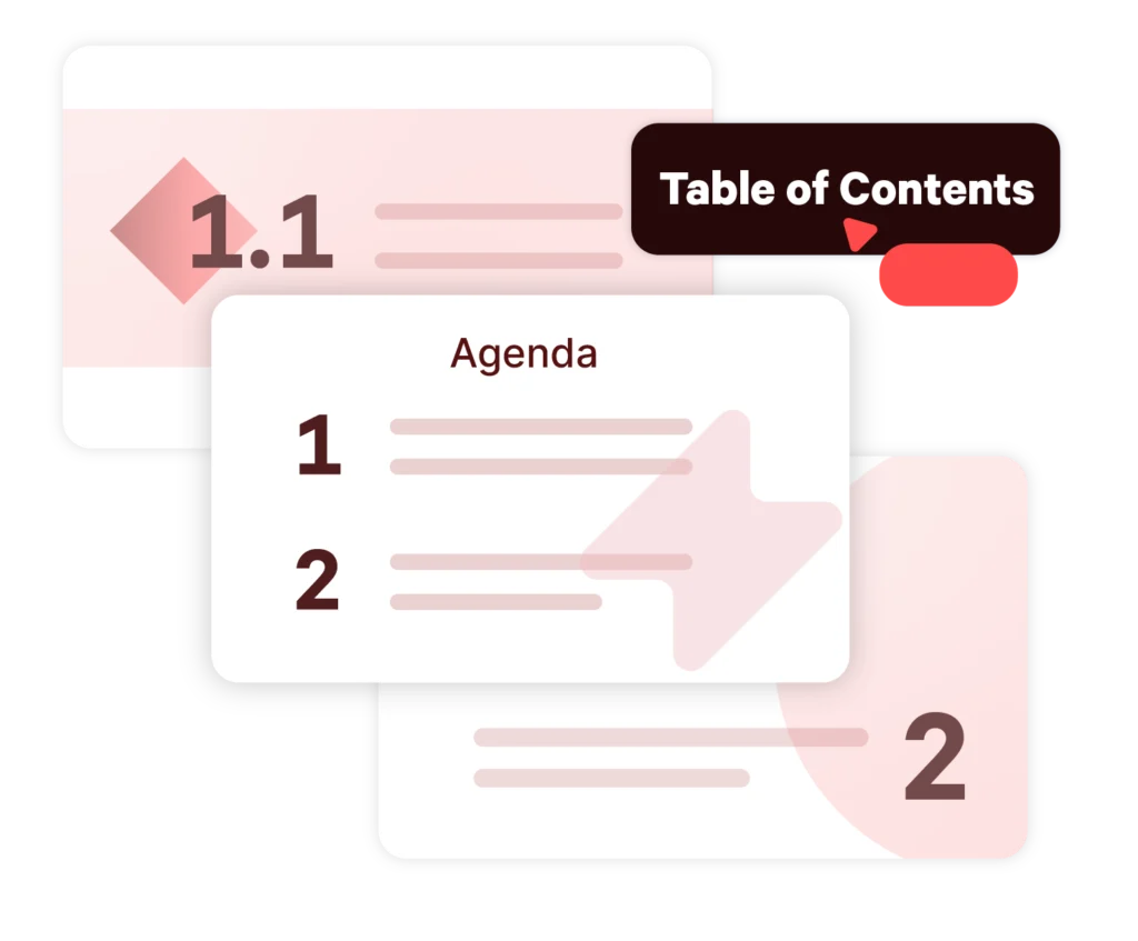 Créez une table des matières sur PowerPoint.