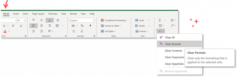 Comment effacer le formatage des données dans Excel