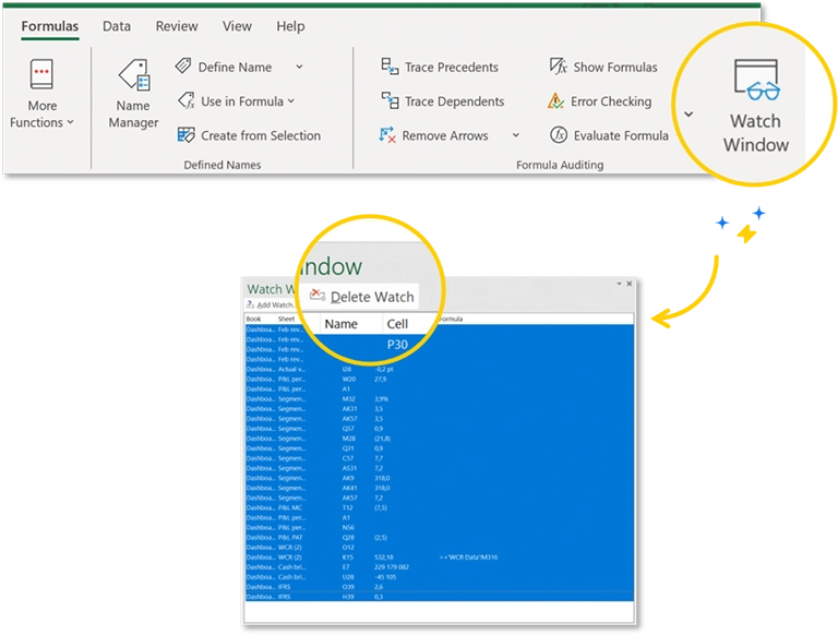 Comment supprimer des "fenêtres espions" dans Excel