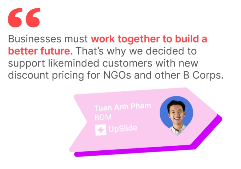Quote by Tuan Anh Pham, UpSlide BDM