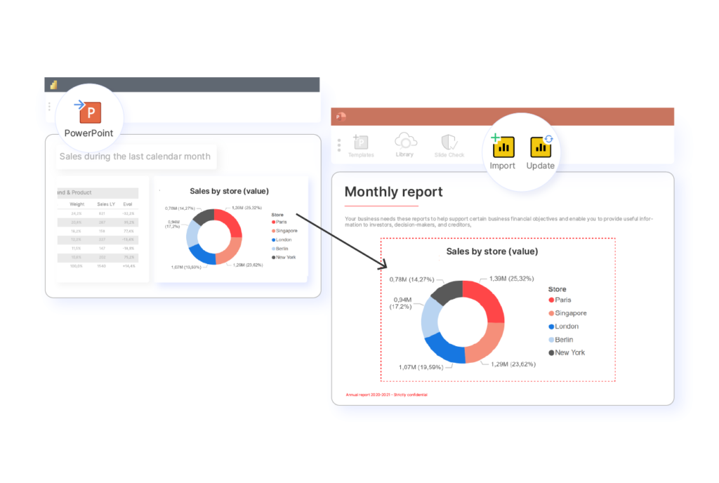 link powerpoint slide to excel spreadsheet